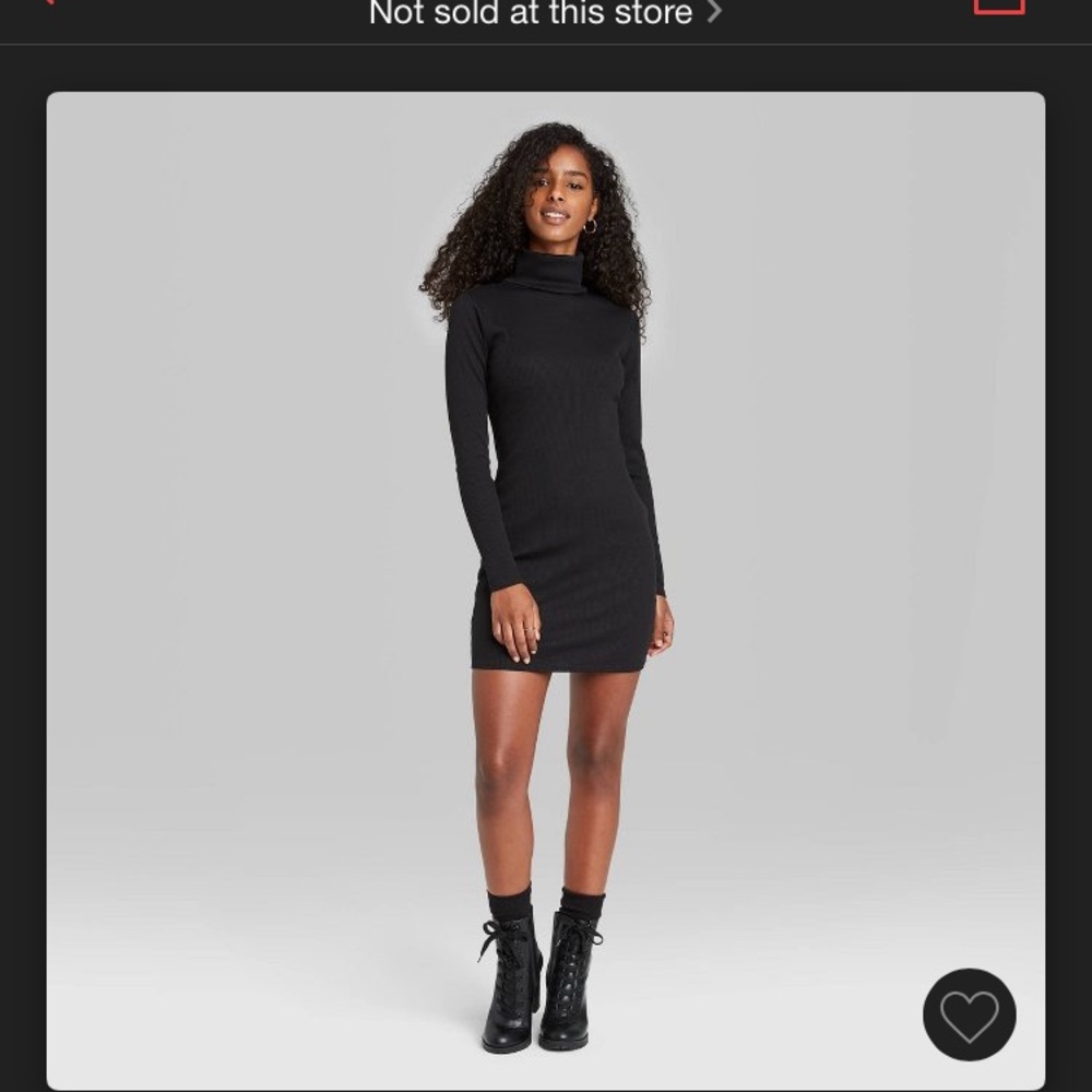 Black Turtleneck Dress